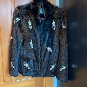 Zara faux jeweled jacket